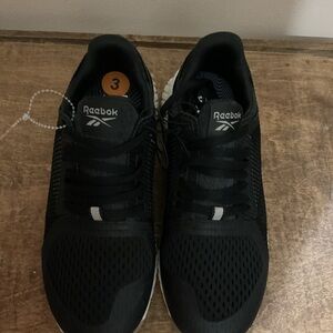 Unisex kids Reebok Black Athletic tennis